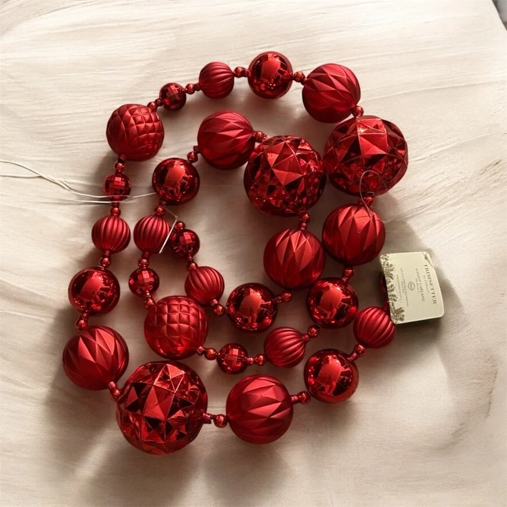 6’ Shatterproof Christmas Ball Garland